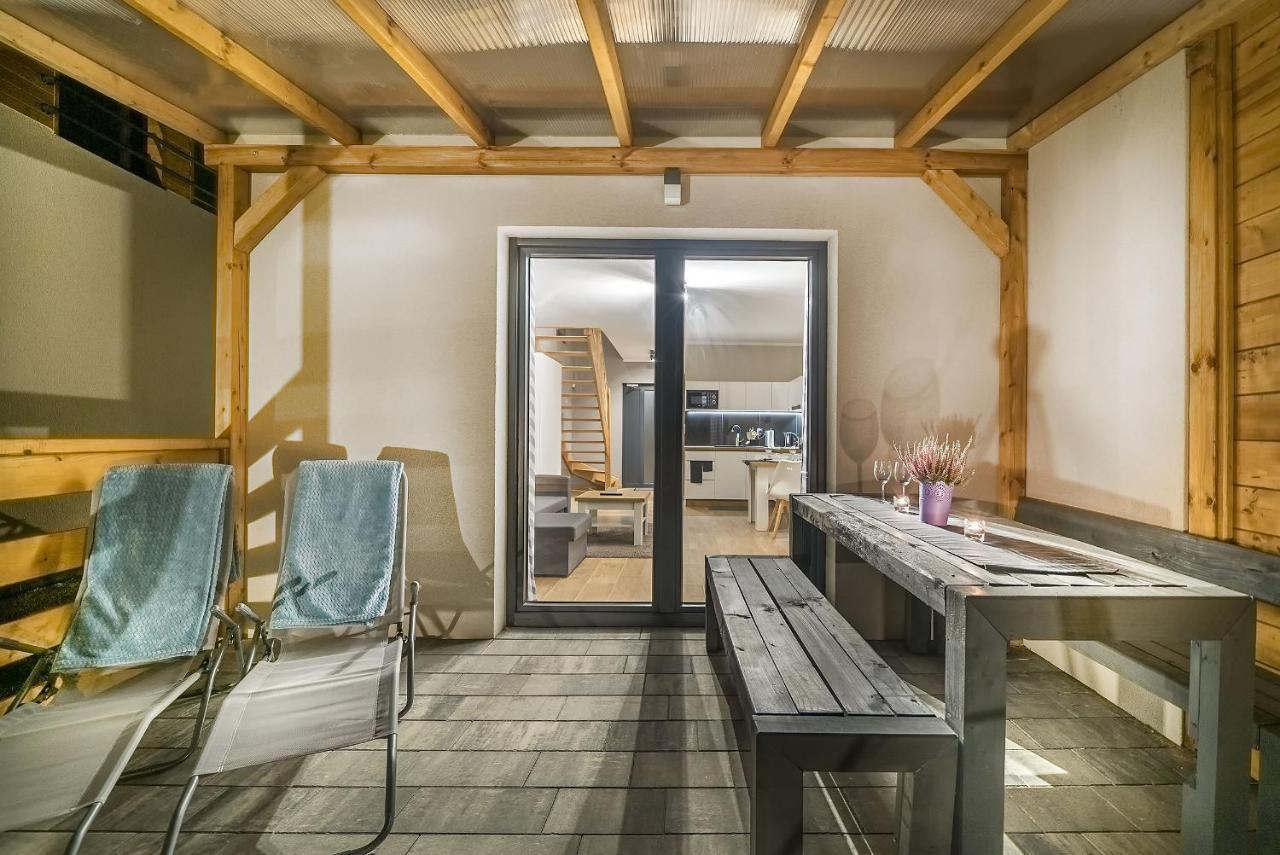 Domki Zlote Piaski Kryty Basen Sauna Jacuzzi Jastrzebia Gora Exterior photo