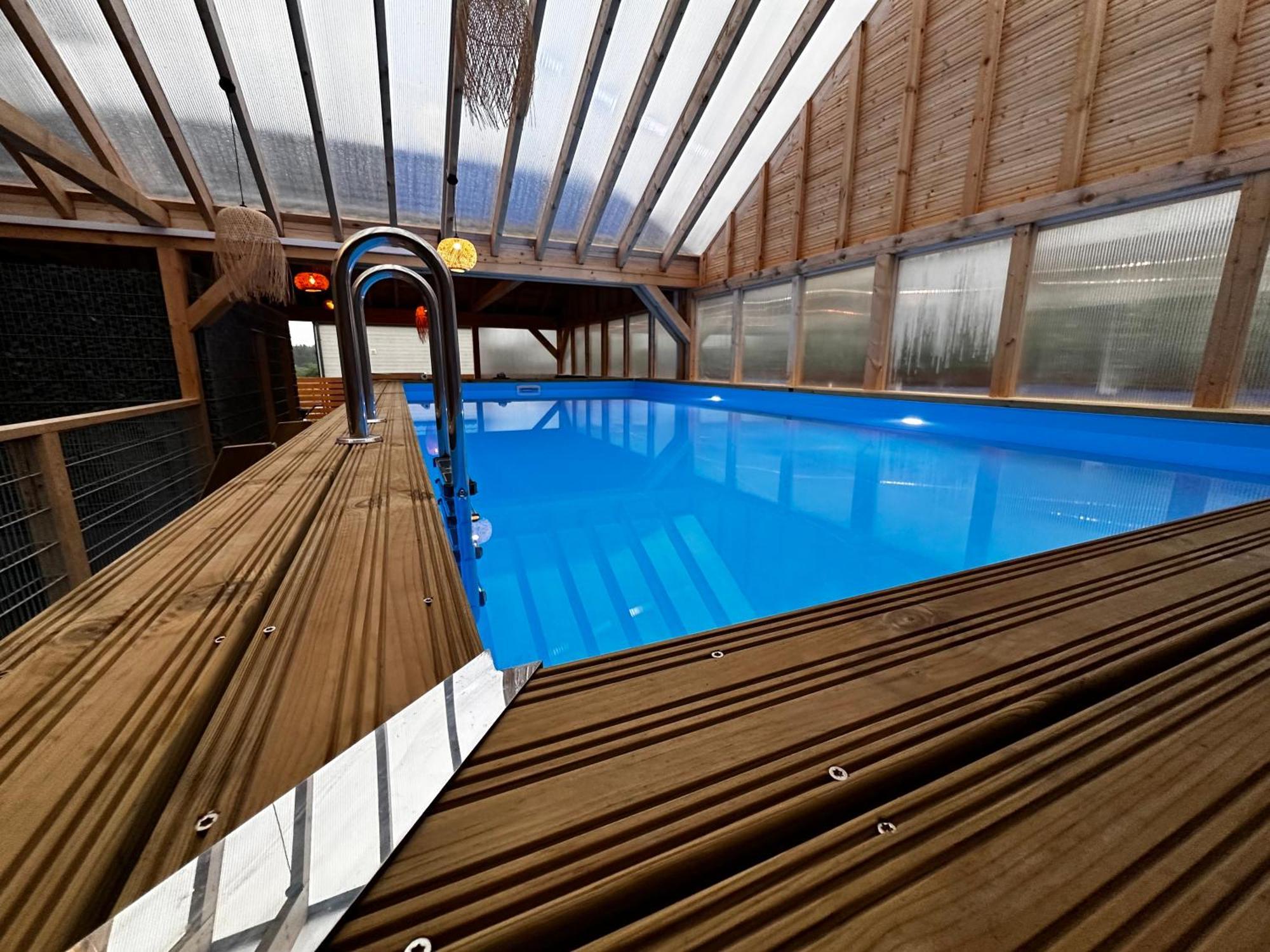 Domki Zlote Piaski Kryty Basen Sauna Jacuzzi Jastrzebia Gora Exterior photo